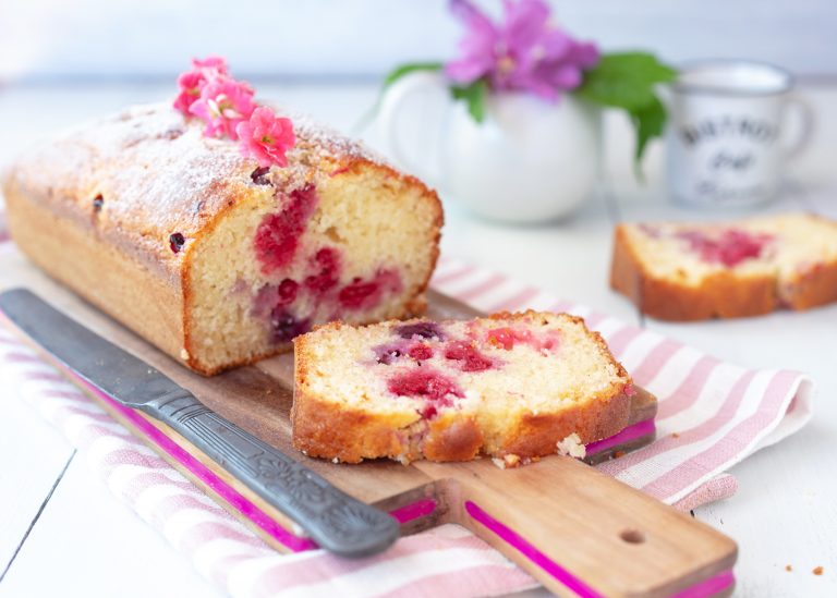 Plumcake senza glutine ai mirtilli rossi