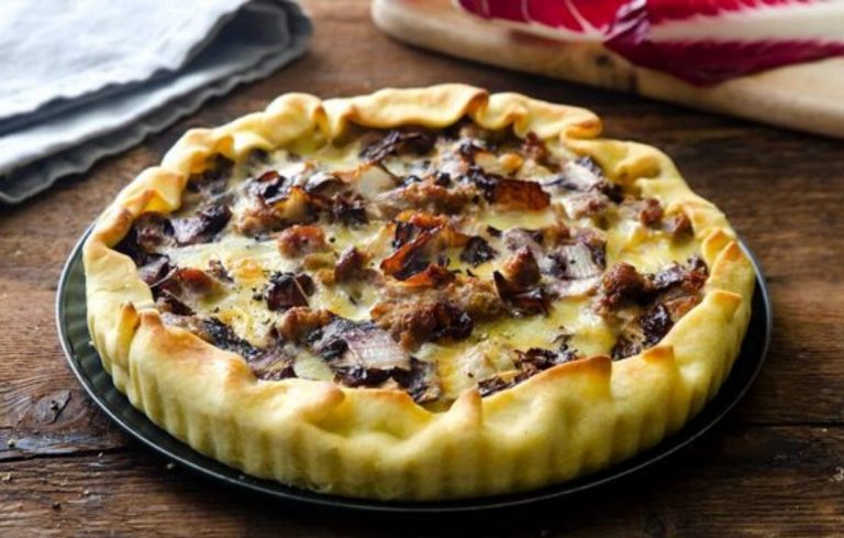 Torta salata al radicchio con Bimby