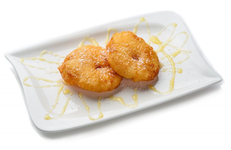 Frittelle di ananas al forno