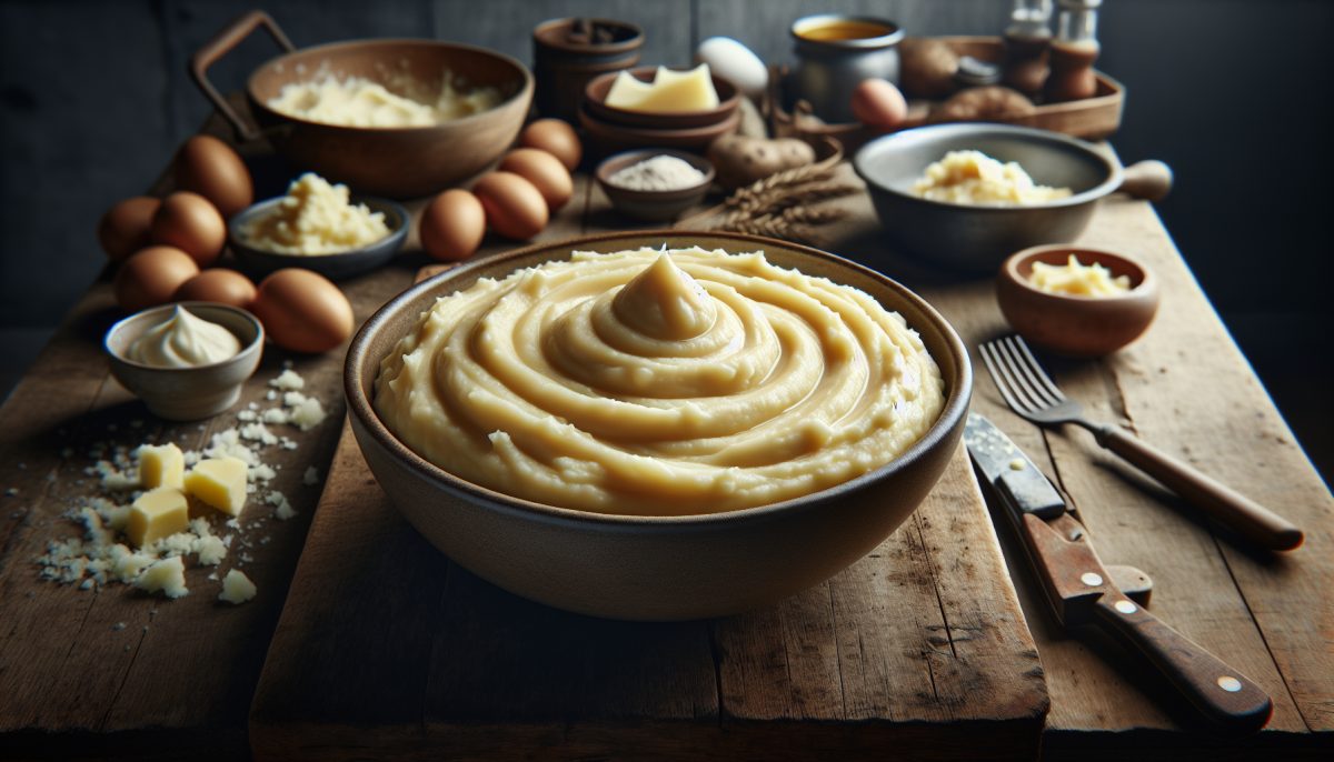 Purè di patate cremoso e delizioso pronto da servire