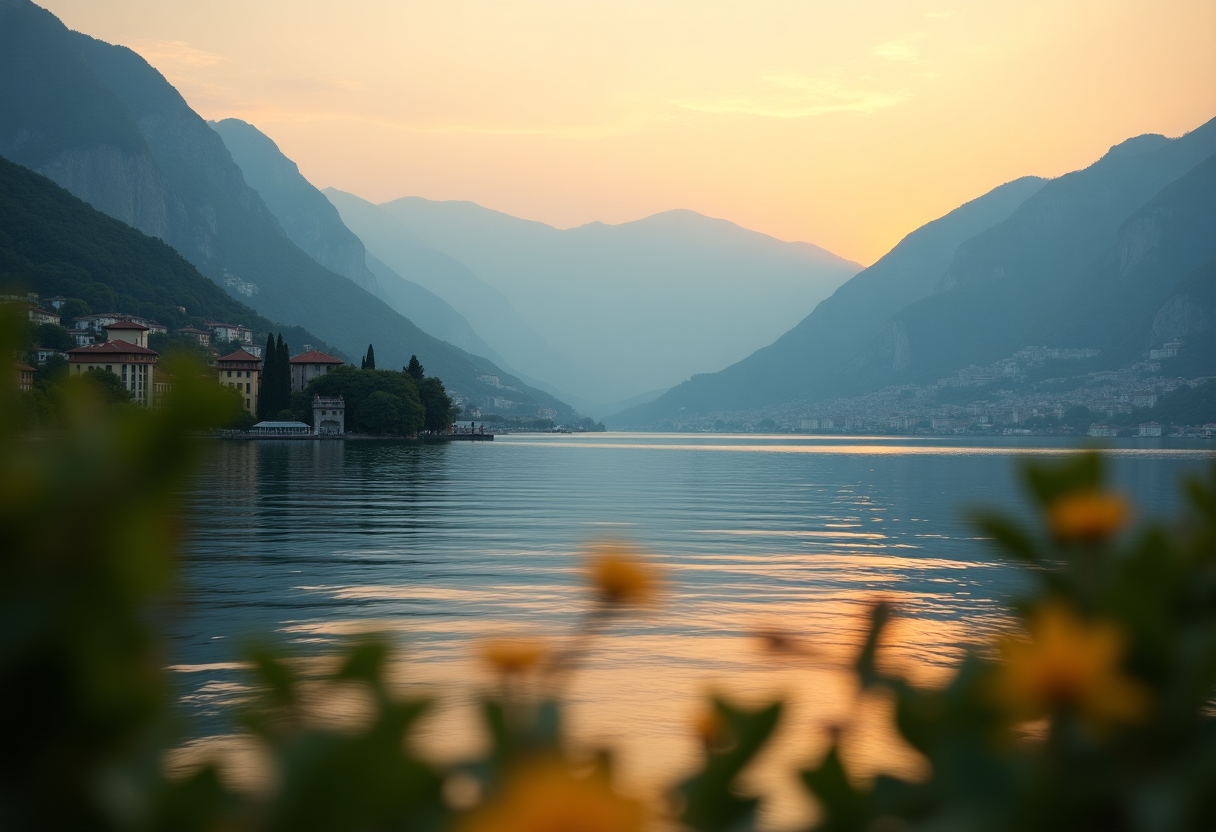 Lattina contenente aria fresca del Lago di Como