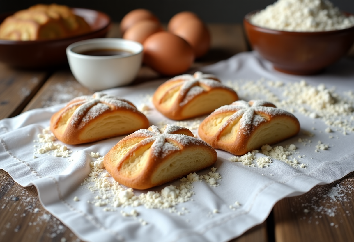 Biscotti tradizionali di Carnevale alle ali d'angelo