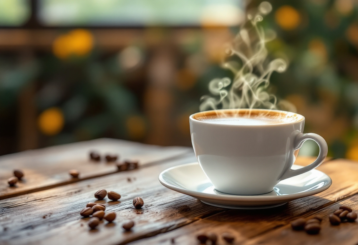 Caffè che interagisce con il microbioma intestinale