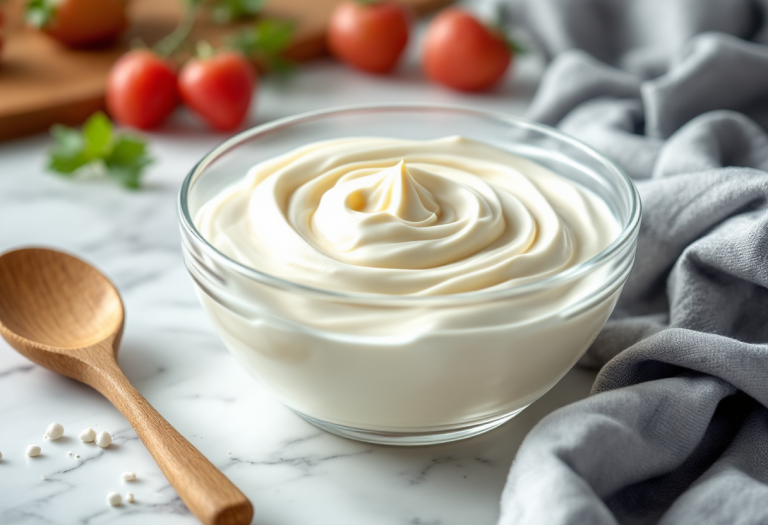 Crema versatile a base di uova intere per dessert