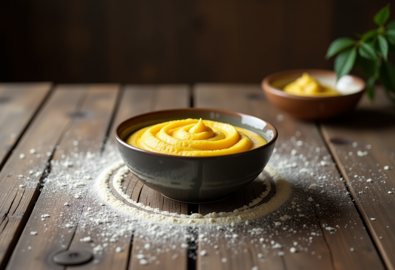 Cresciole dolci marchigiane con polenta e anice