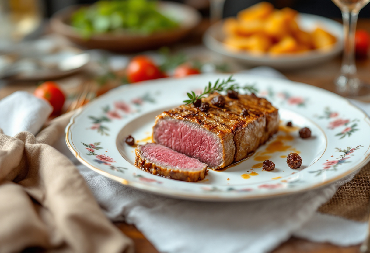 Filetto di manzo avvolto in crosta dorata e croccante