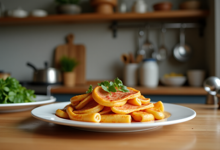 Girelle di pasta al forno con ripieno ricco e gustoso