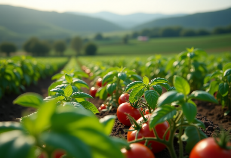 Immagine che rappresenta l'agricoltura biologica in Italia