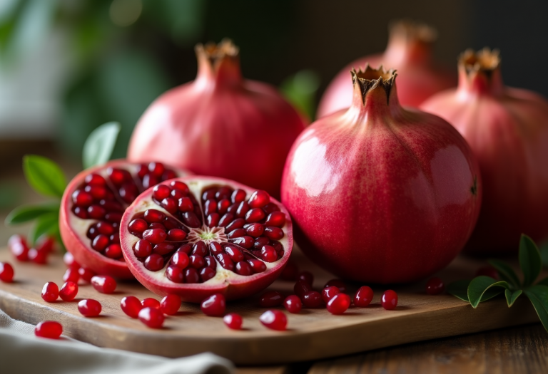 Preparazione di un liquore al melograno fatto in casa