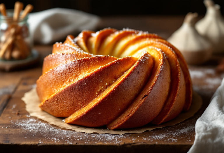 Panettone Toffe Twist di Starbucks con decorazioni natalizie