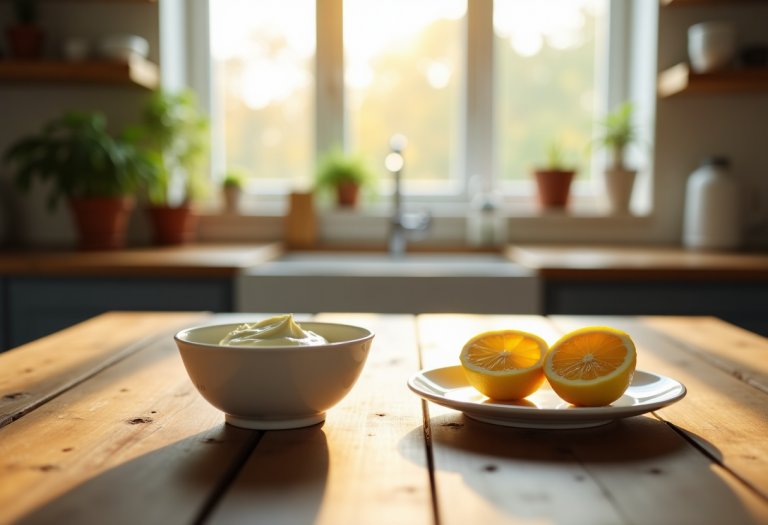 Ingredienti e strumenti per fare il mascarpone