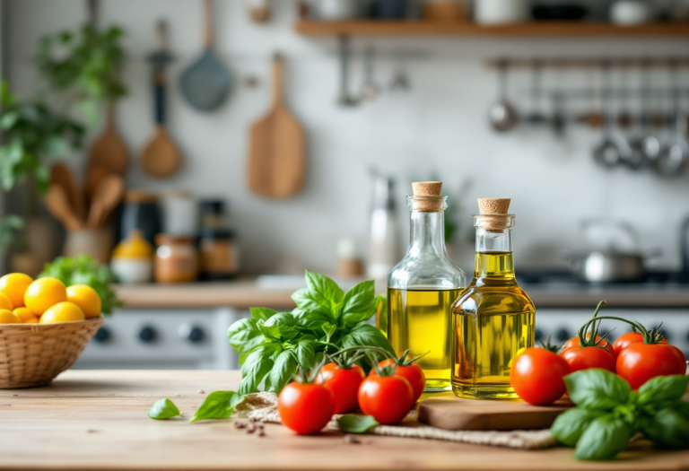 Benedetta Parodi mentre cucina con passione