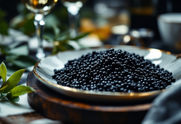 Caviale italiano di alta qualità di Caviar Giaveri