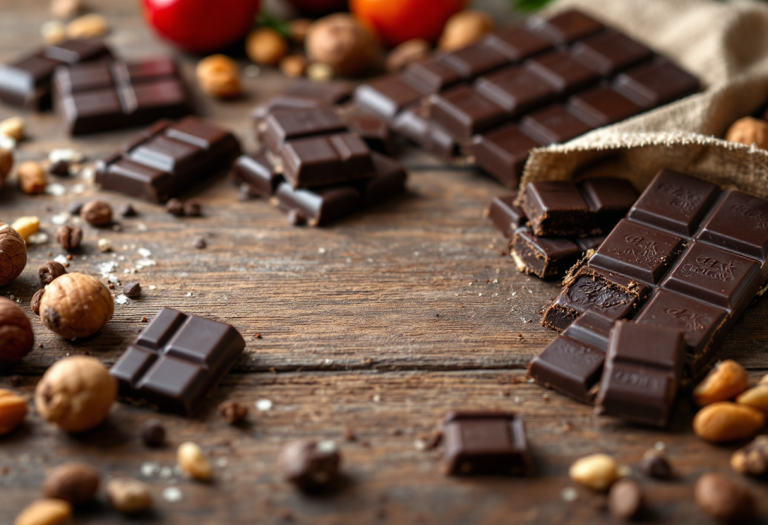 Cioccolato adatto per diabetici con ingredienti salutari