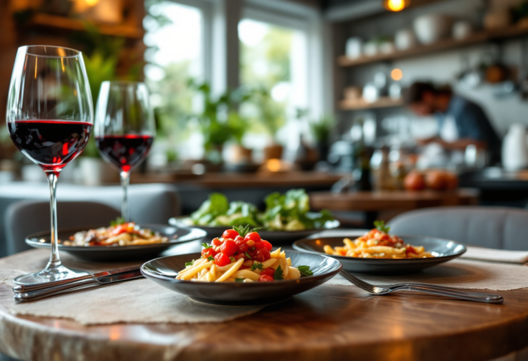 Claudio Sadler mentre cucina piatti tradizionali italiani