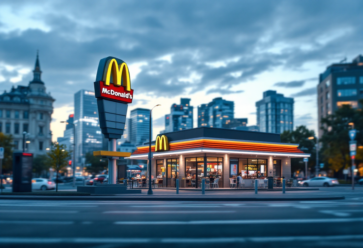 Immagine di un fast food in Pennsylvania coinvolto in cronaca nera