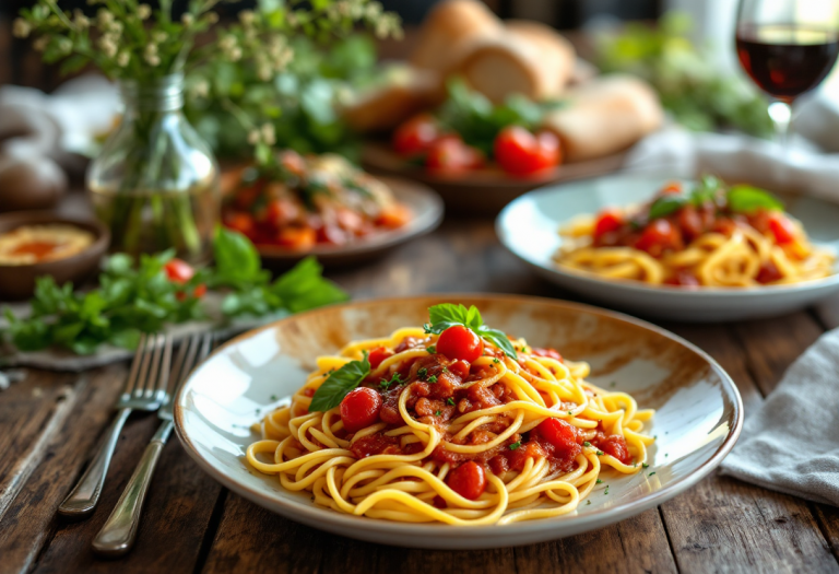 Piatto tipico della cucina molisana con ingredienti freschi