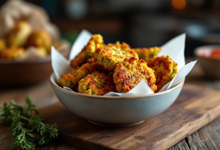 Frittelle di broccoli croccanti e salutari