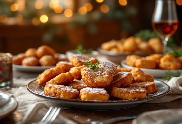 Fritto misto tipico della Vigilia di Natale in Italia