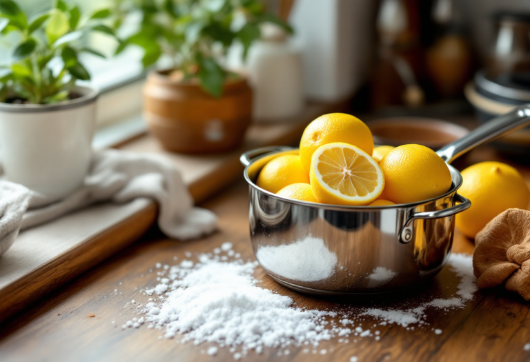 Marmellata di limoni senza buccia in un barattolo