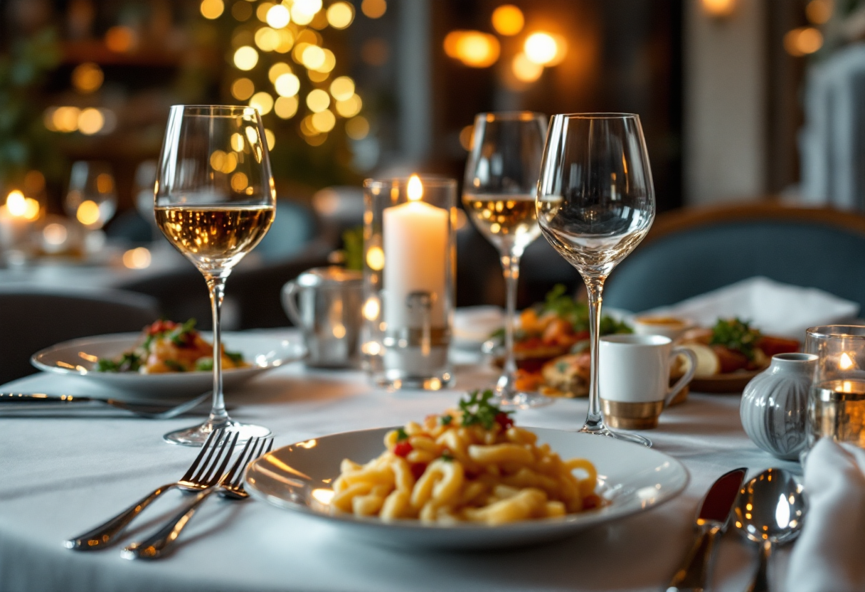 Elegante outfit per una cena in ristorante stellato