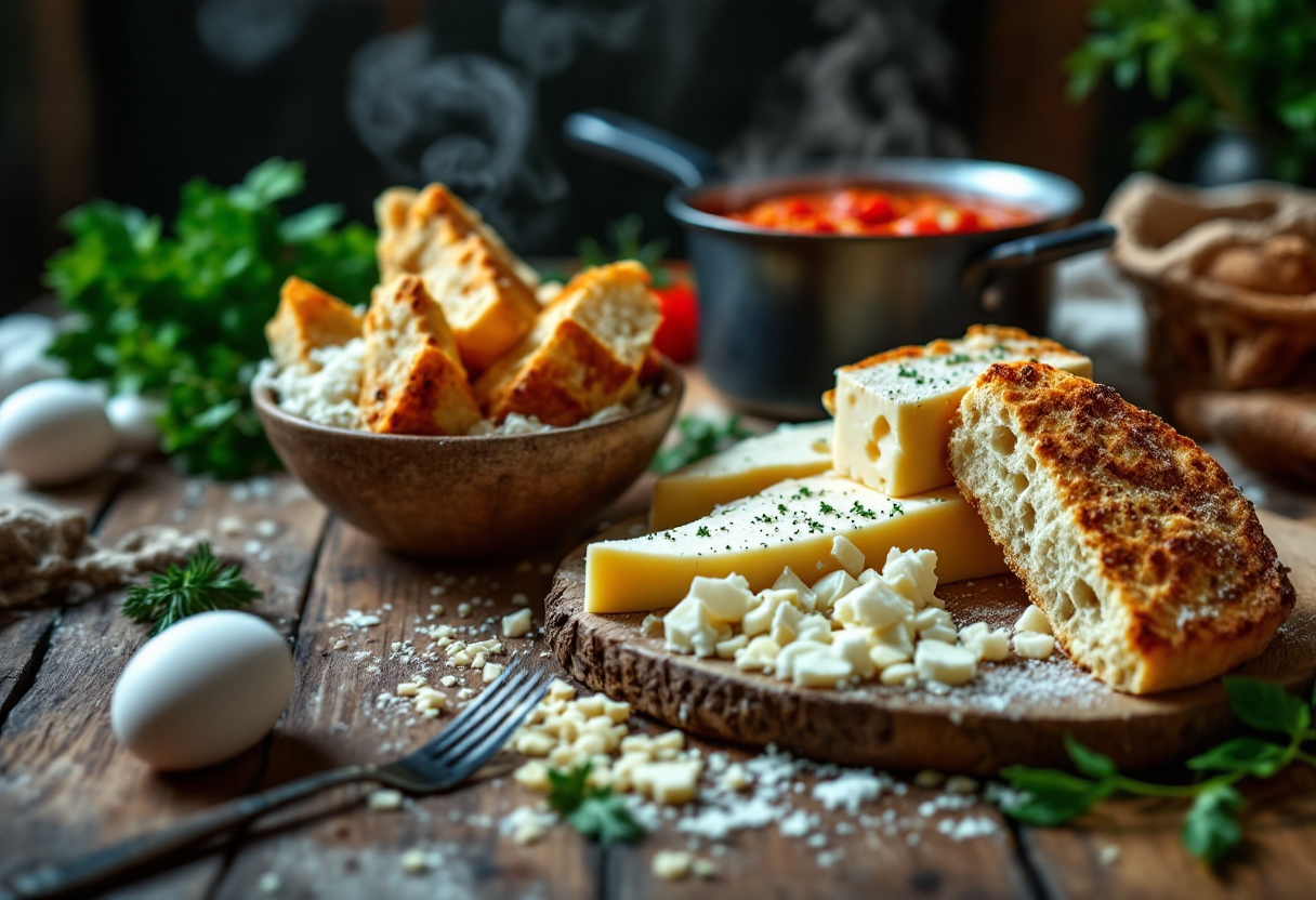 Pallotte cacio e ova, piatto tipico abruzzese