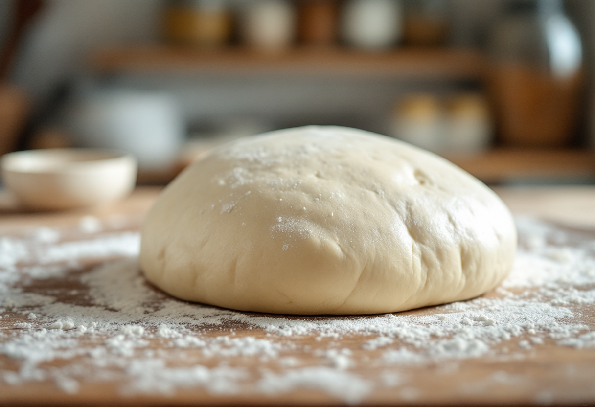 Immagine di pasta matta pronta per essere utilizzata