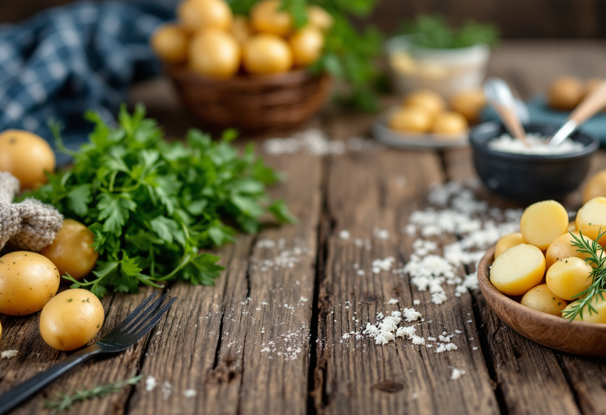 Patate preparate in modo creativo per Natale