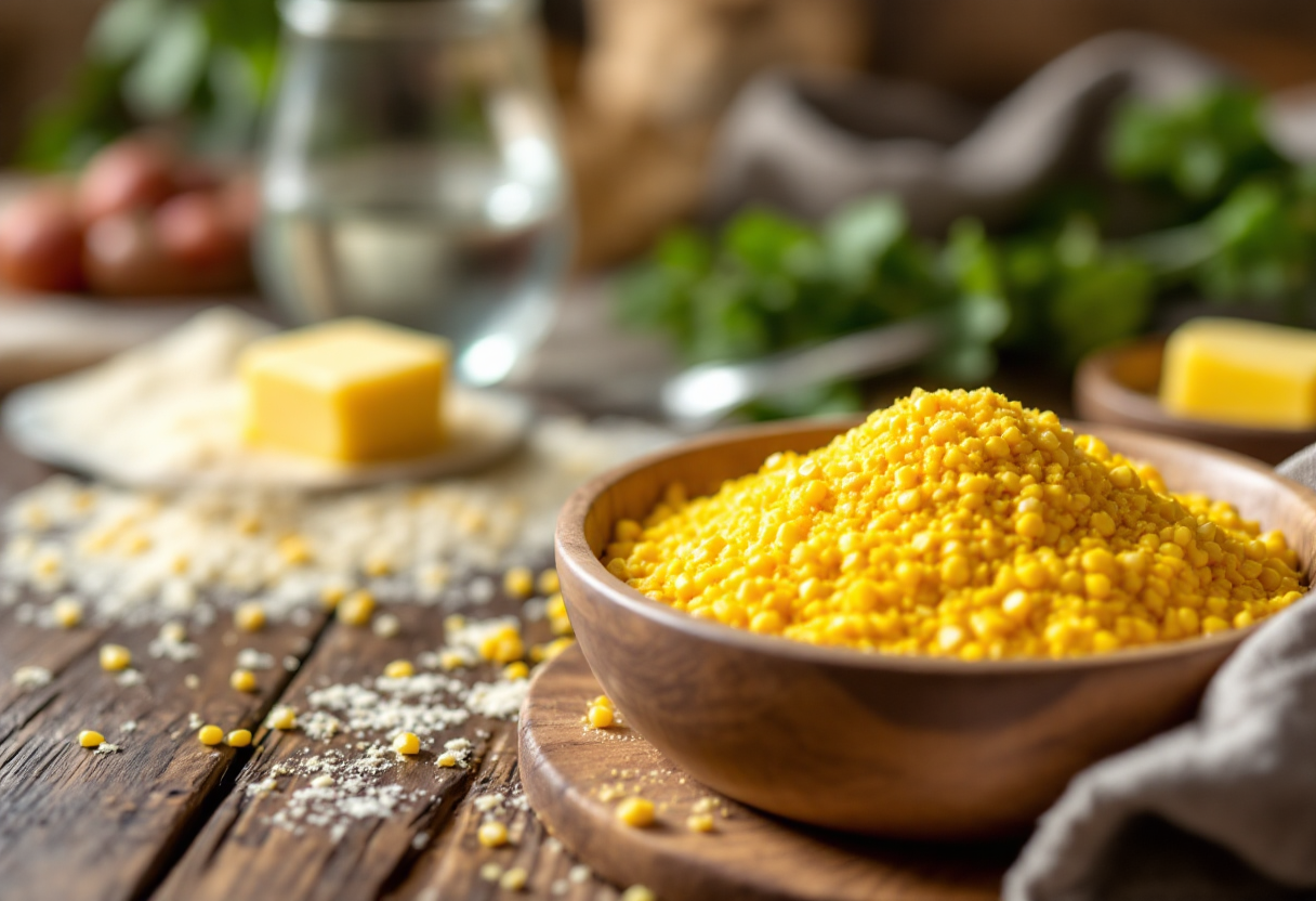 Preparazione della polenta perfetta in casa