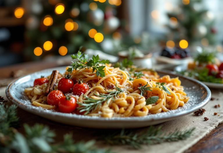 Cenone di Capodanno con piatti tradizionali italiani