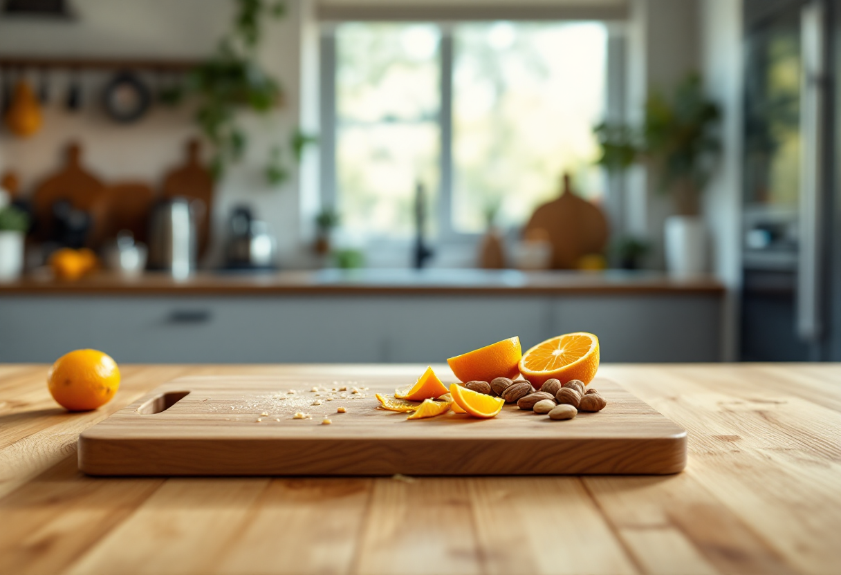 Scarti alimentari trasformati in compost per la cucina