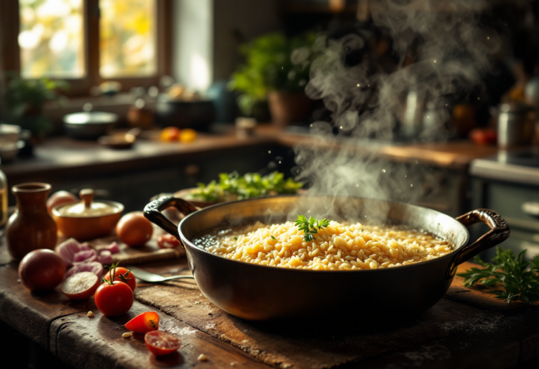 Risotto ispirato a Giuseppe Verdi per la Prima alla Scala