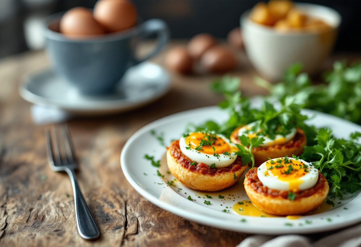 Scotch eggs rivisitati con ingredienti freschi e leggeri