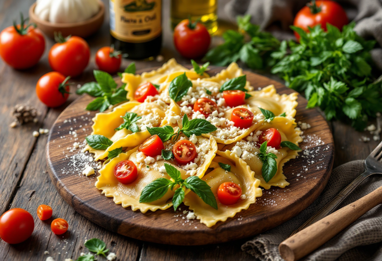 Immagine di piatti tipici della cucina ligure