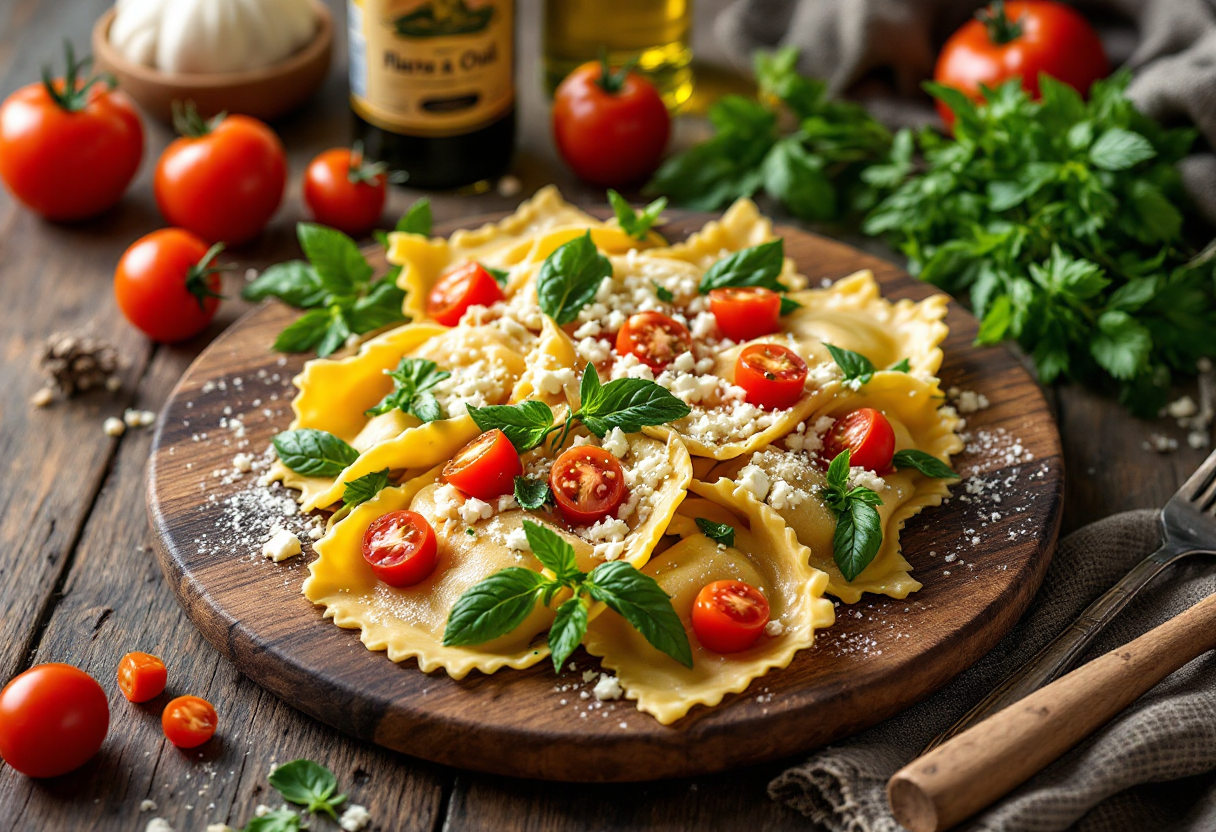 Immagine di piatti tipici della cucina ligure