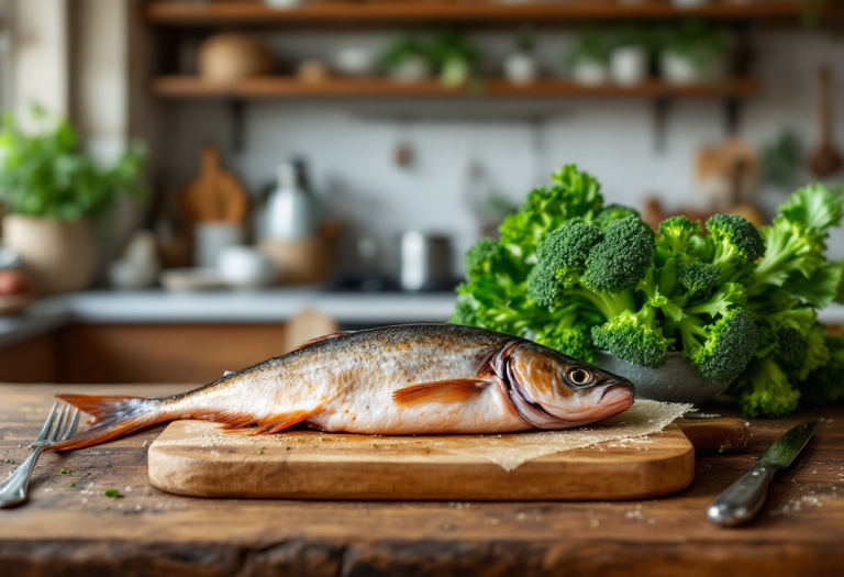 Tradizionale zuppa di broccoli e arzilla servita a Roma