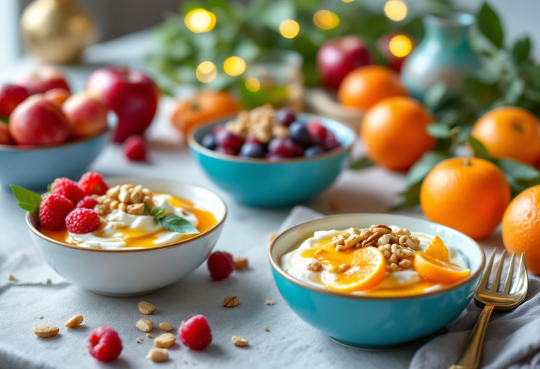 Opzioni salutari per dolci e zuccheri durante le feste