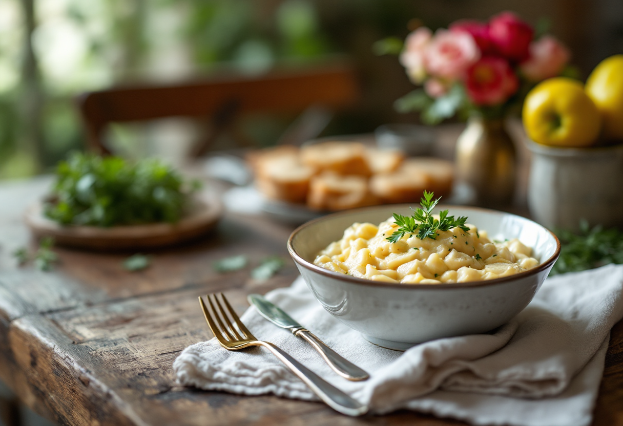 Deliziosa brandade, crema di baccalà tradizionale francese