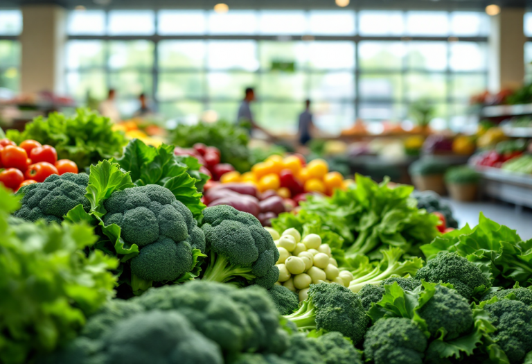 Immagine di broccoli freschi per la salute e la scienza