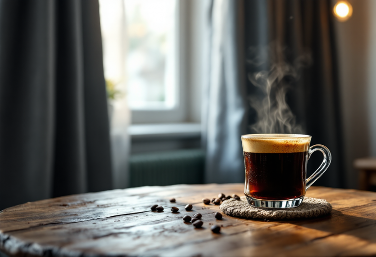 Preparazione del caffè filtro con metodo dripping