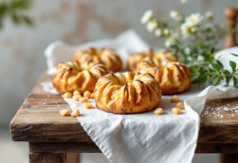 Cappellacci ripieni di acquacotta con fonduta di pecorino