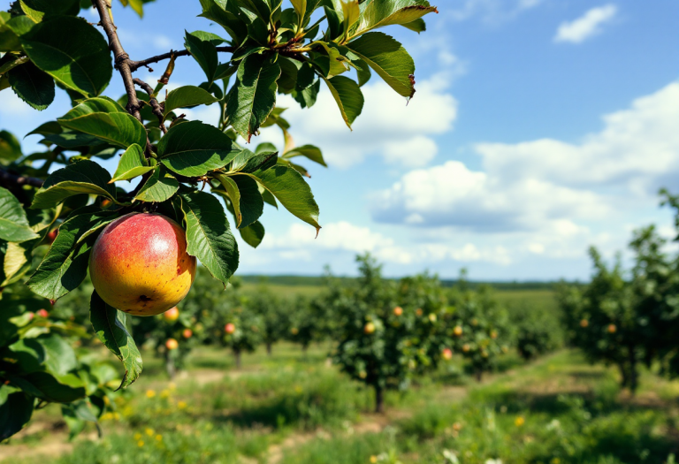 Frutta danneggiata in provincia di Padova