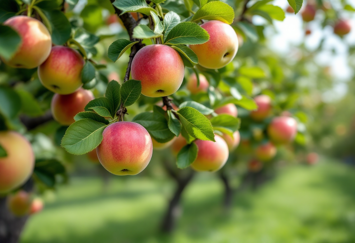 Varietà di frutta giapponese fresca e colorata