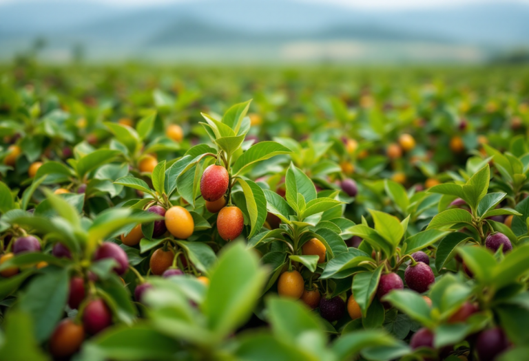 Frutto della passione colombiano fresco e succoso