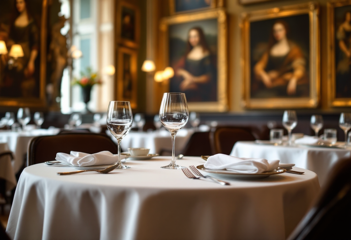 Giorgio Locatelli nel nuovo ristorante alla National Gallery