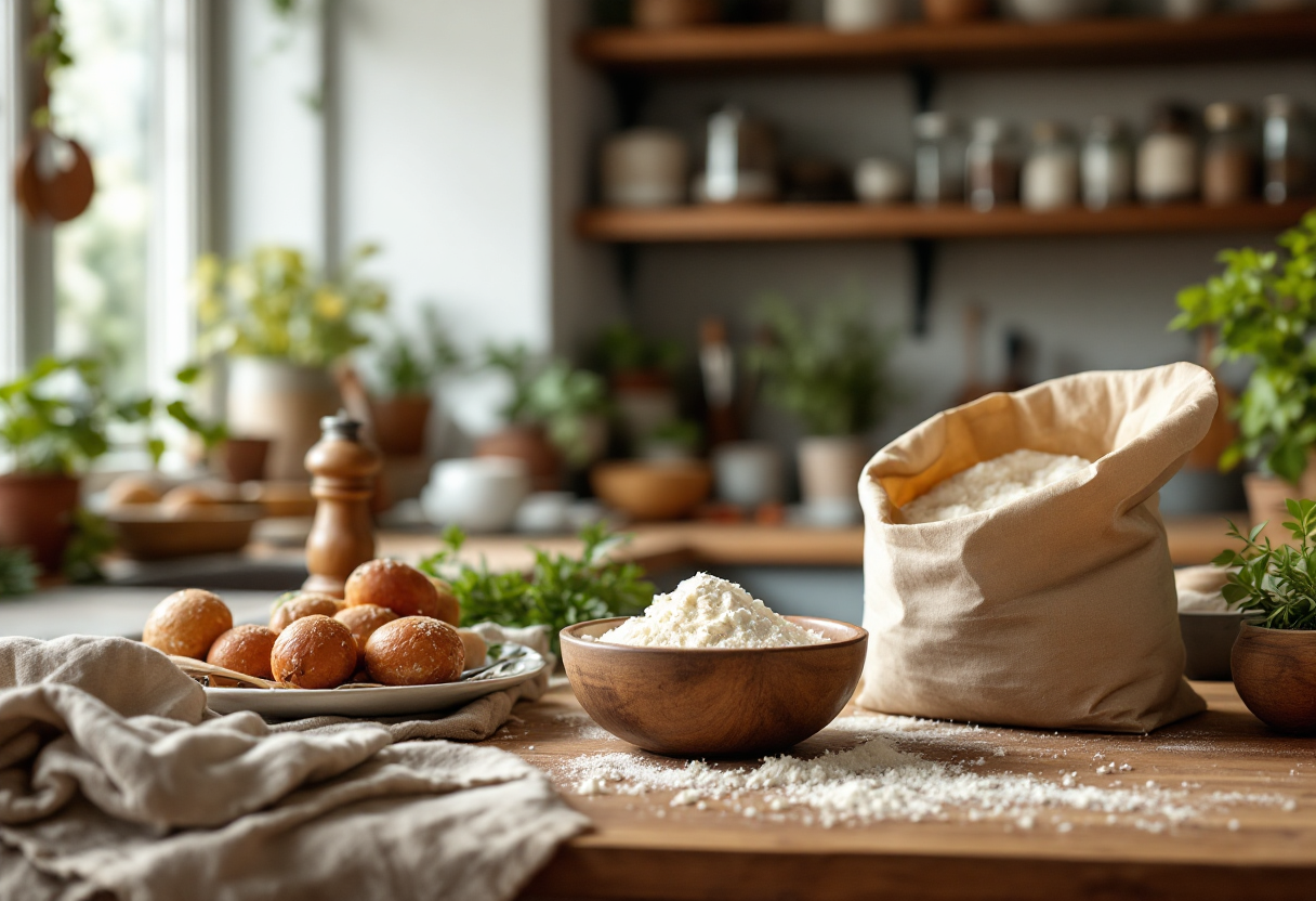 Gnocchi di ricotta serviti con salsa al pomodoro fresco