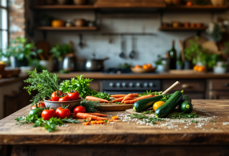 Un minestrone colorato e ricco di verdure fresche