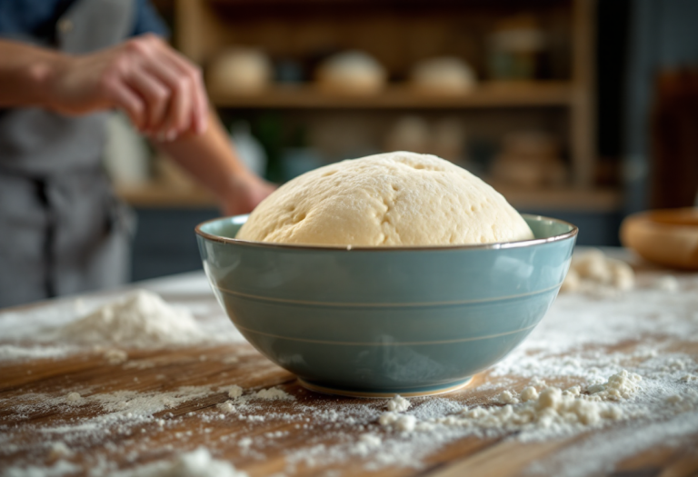 Immagine di pane a lievitazione naturale appena sfornato