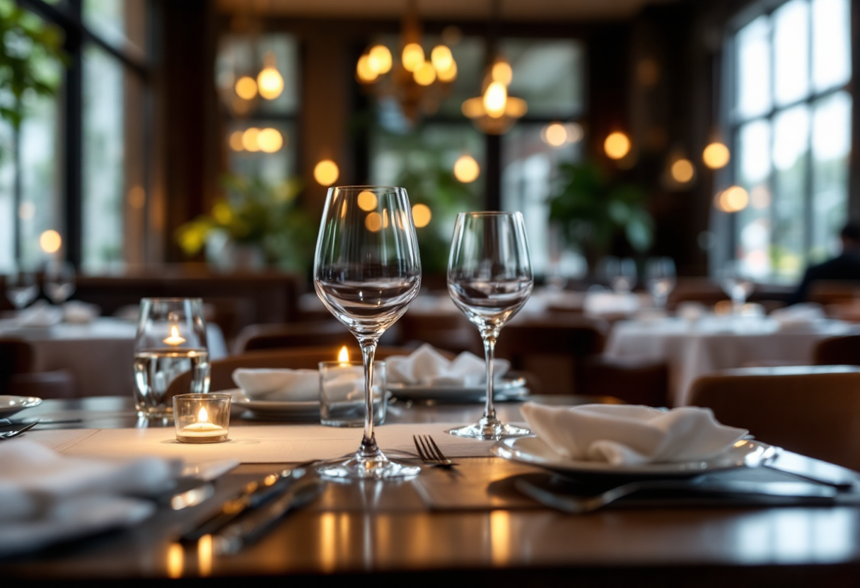 Cerimonia di passaggio di consegne al Ristorante Del Cambio di Torino