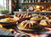 Pasta al forno con formaggio e pomodoro